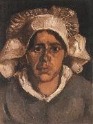 Vincent Van Gogh Head of a Peasant Woman with White Cap (nn04) painting